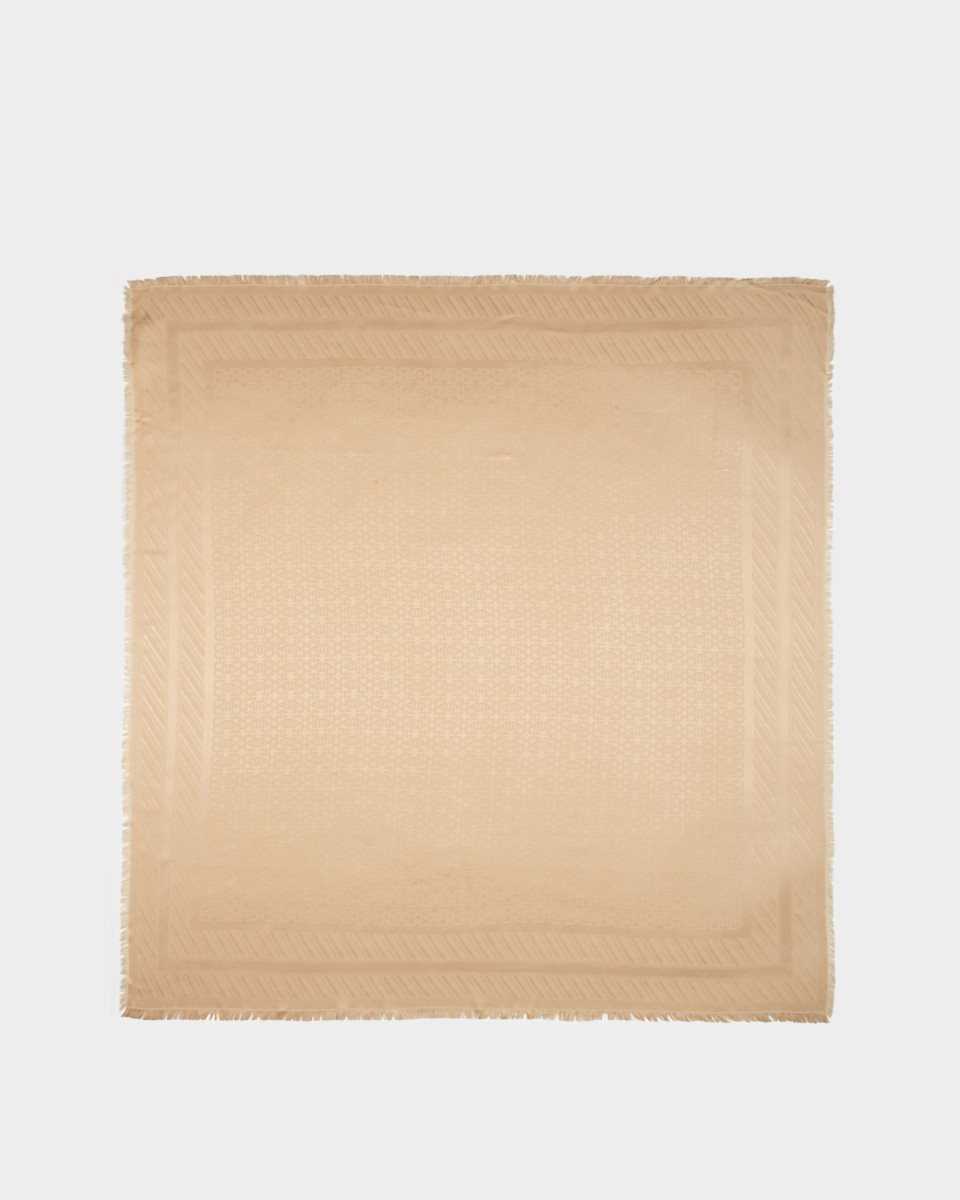 Bally Silk Scarf Beige | FLYOM4758