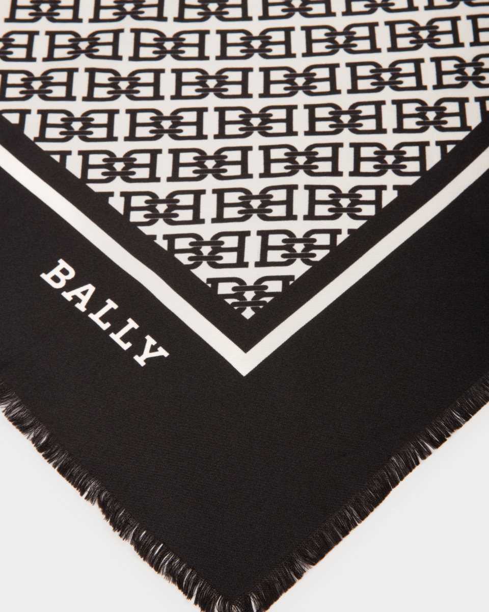 Bally Silk Scarf Black | MCYED6421