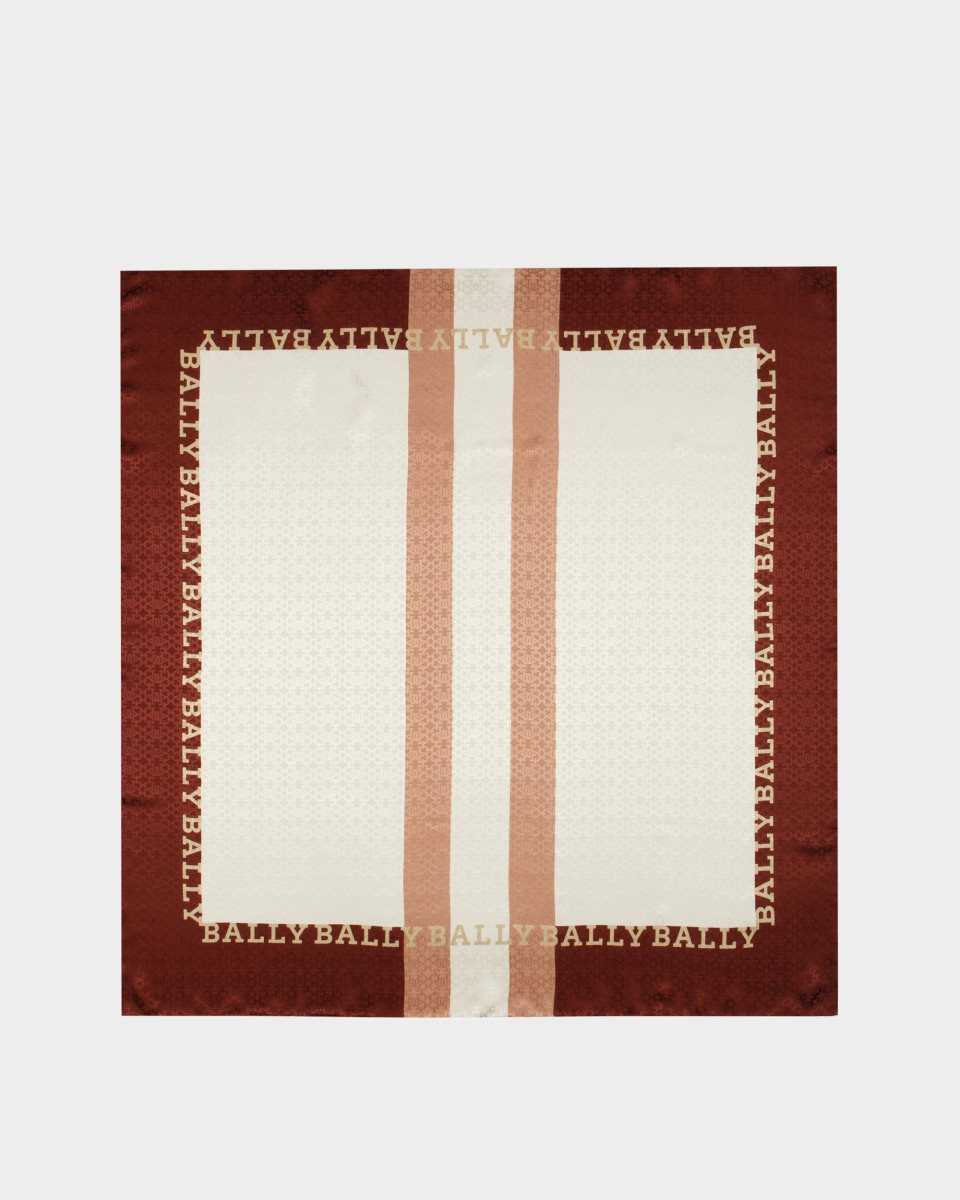 Bally Silk Scarf RED | KJCFI2945