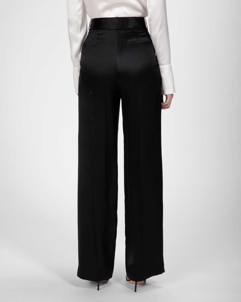 Bally Silk Trousers Black | LBDCI9628