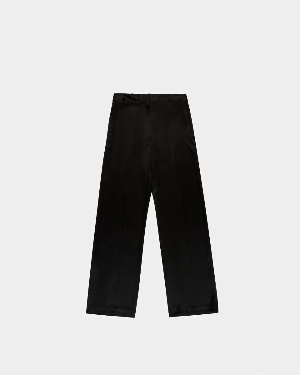 Bally Silk Trousers Black | LBDCI9628