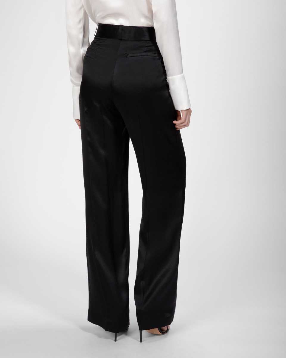 Bally Silk Trousers Black | LBDCI9628