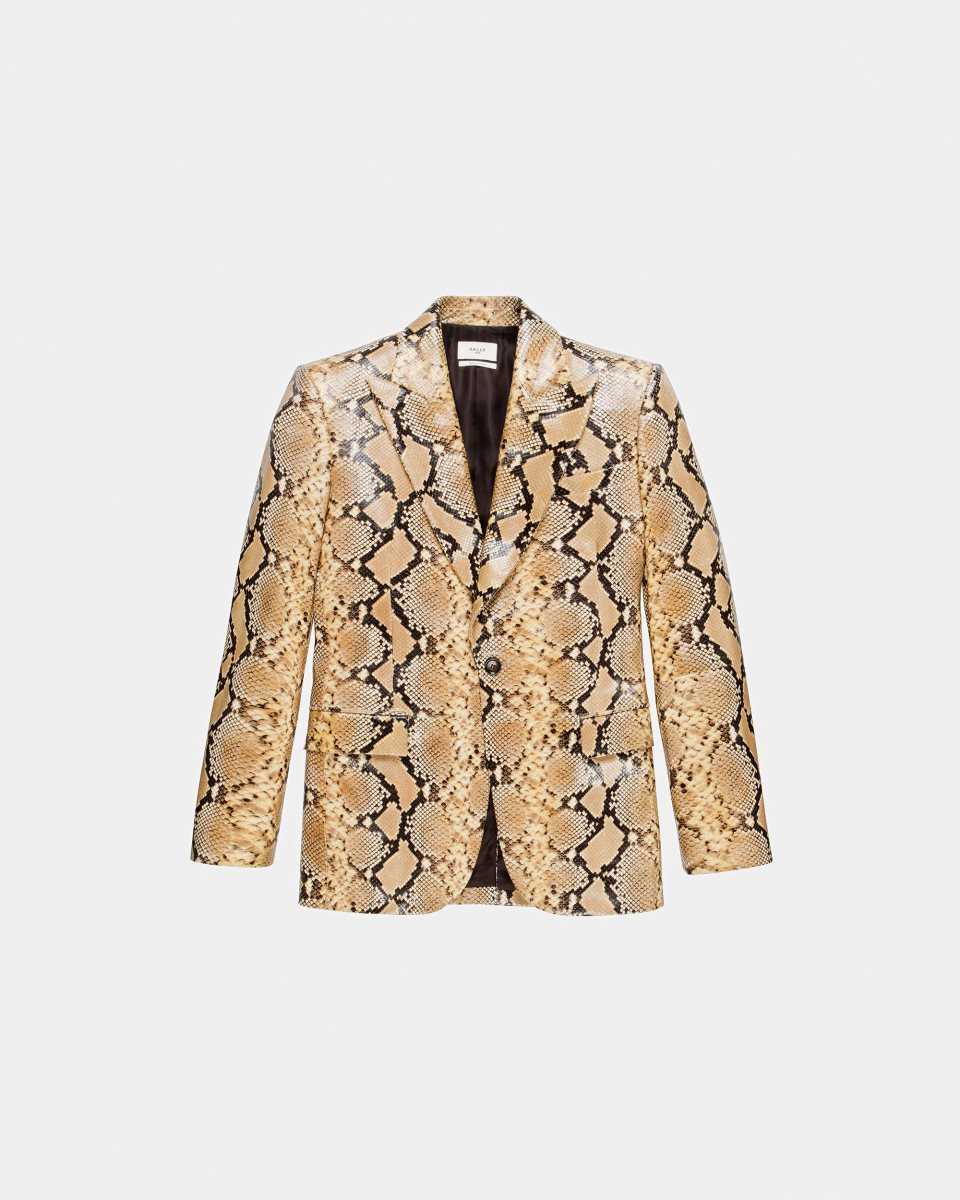 Bally Single Breasted Blazer Gold | DRHOX7245