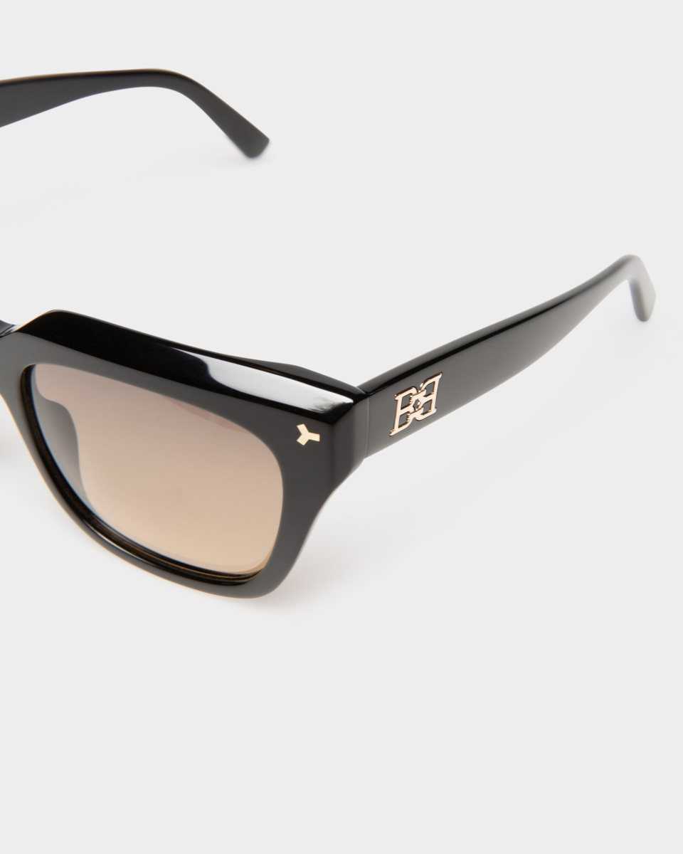 Bally Stelli Acetate Sunglasses Black | XCKQD5984