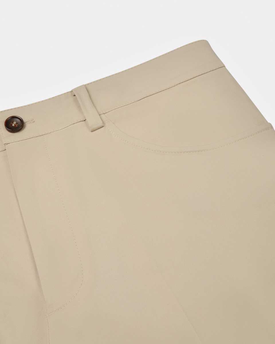 Bally Straight Flare Trousers Cotton Straight Flare Trousers Beige | EANQU9281