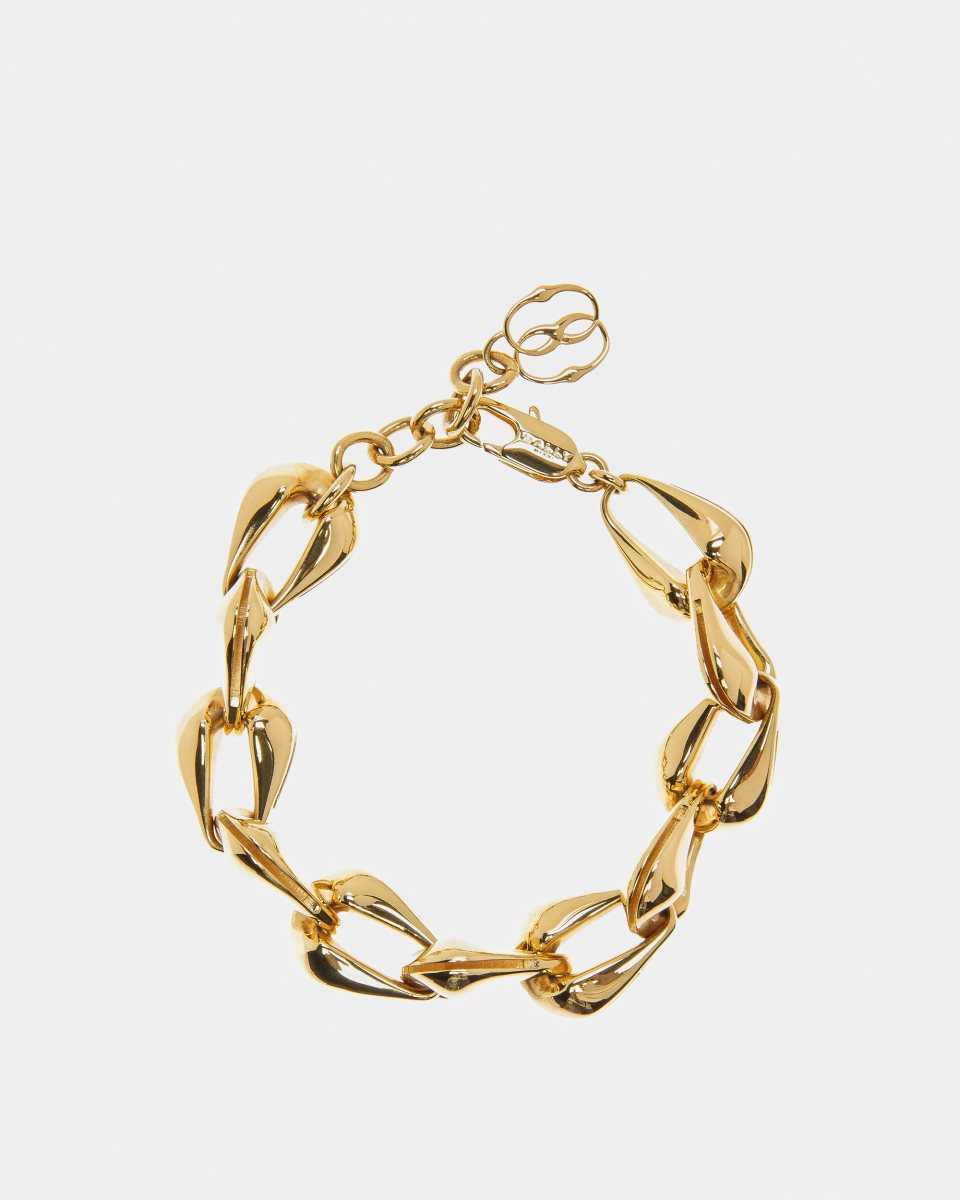 Bally T-Bar Chunky Necklace Gold | YTFRH3546