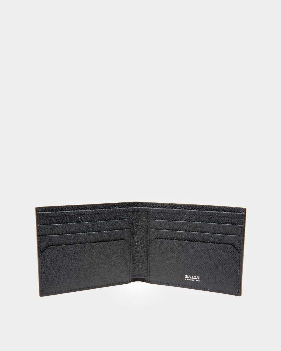 Bally Tevye Leather Wallet Blue | XEDUP3920