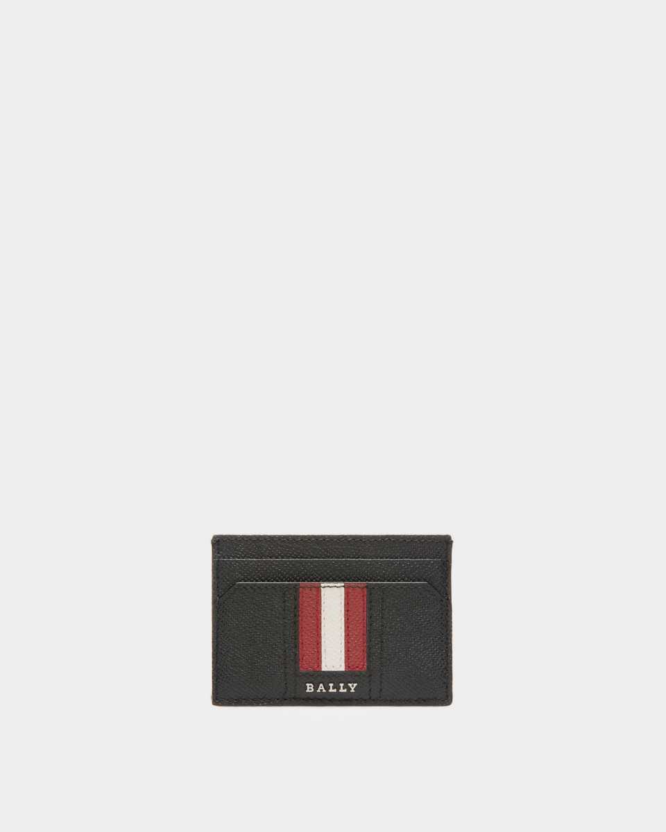 Bally Thar Leather Card Holder Black | IOTZV5164