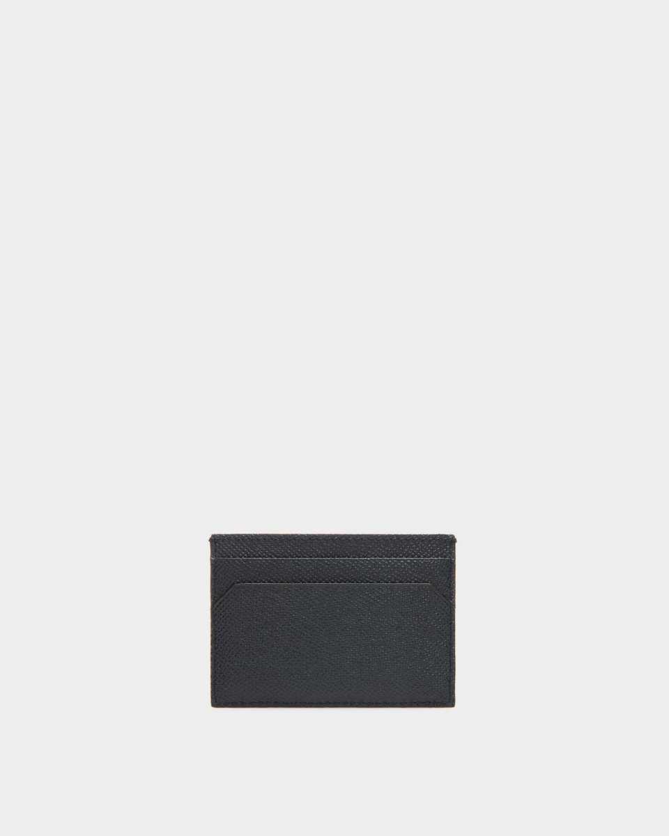 Bally Thar Leather Card Holder Blue | RJBVY6348