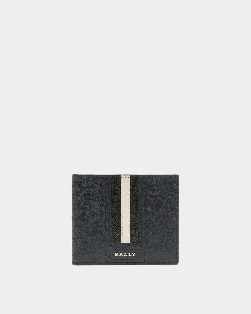 Bally Tonett Leather Wallet Blue | OBASP1862