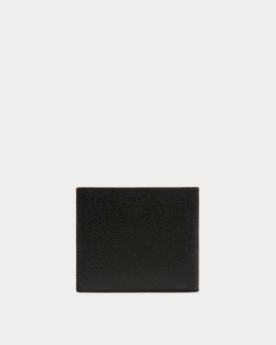 Bally Trasai Embossed Bovine Leather Wallet Black | CUMRJ5172