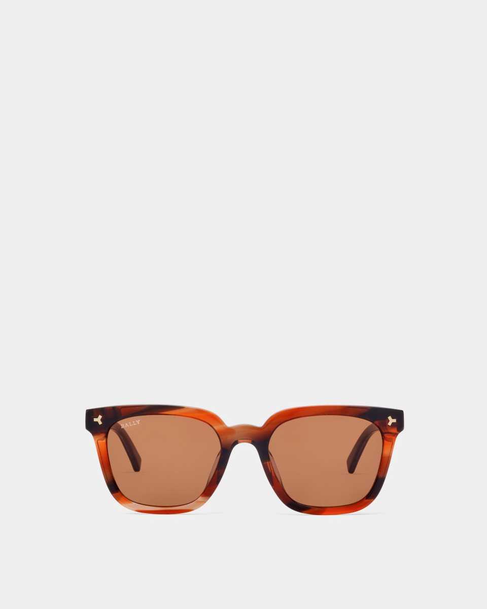 Bally Twinkle Acetate Sunglasses Brown | HRTLJ2617