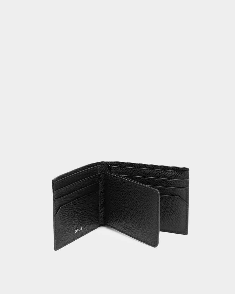 Bally Tydan Leather Wallet Black | GUMBH9173