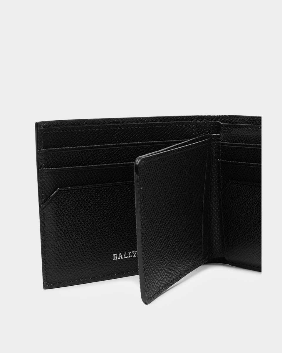 Bally Tydan Leather Wallet Black | GUMBH9173