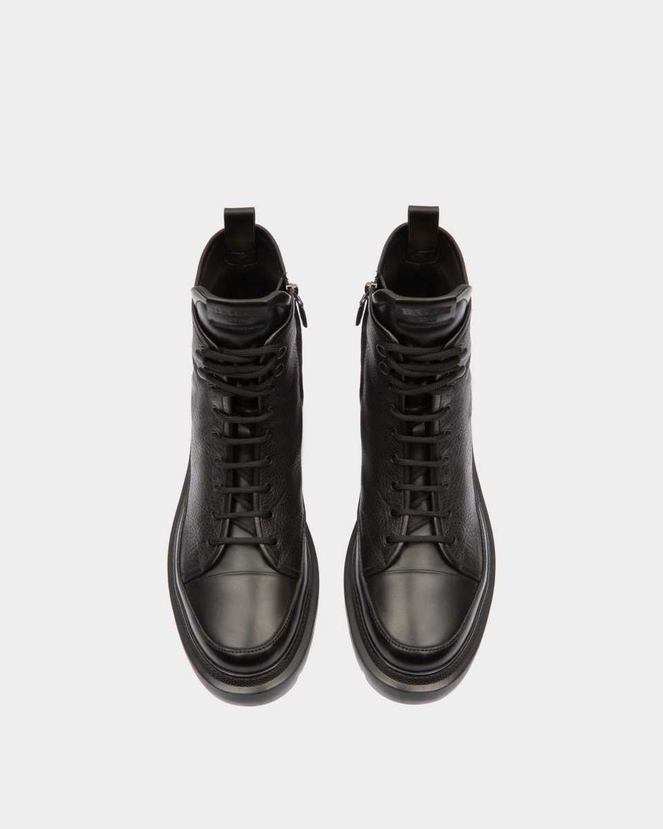 Bally Vatiz Leather Boots Black | KMHRI8710