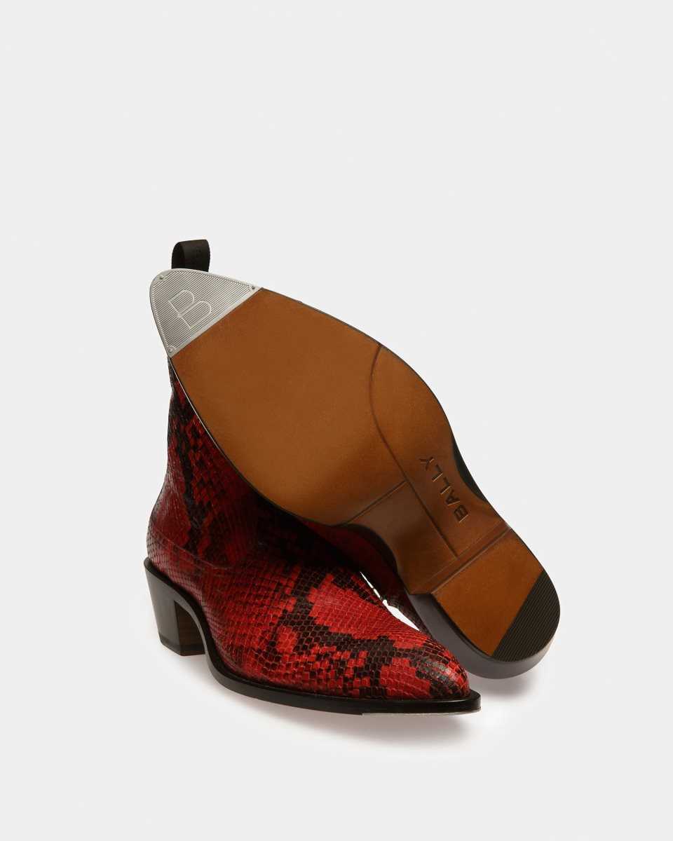 Bally Vegas Booties RED | TOHMU3871