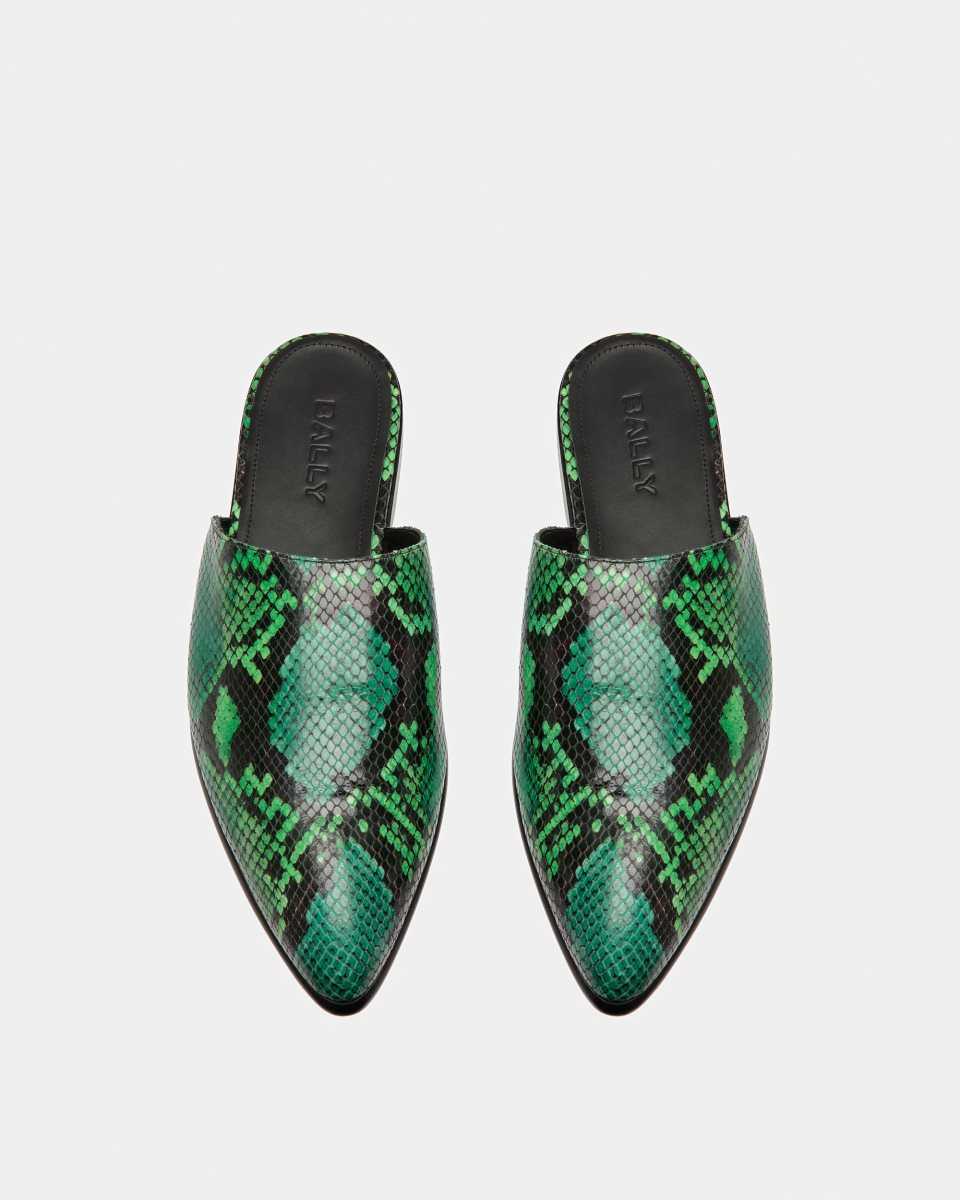 Bally Vegas Slipper Green | YWUDI8473