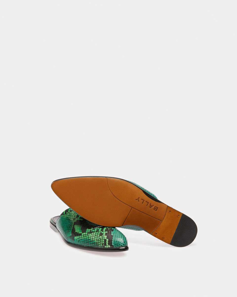 Bally Vegas Slipper Green | YWUDI8473