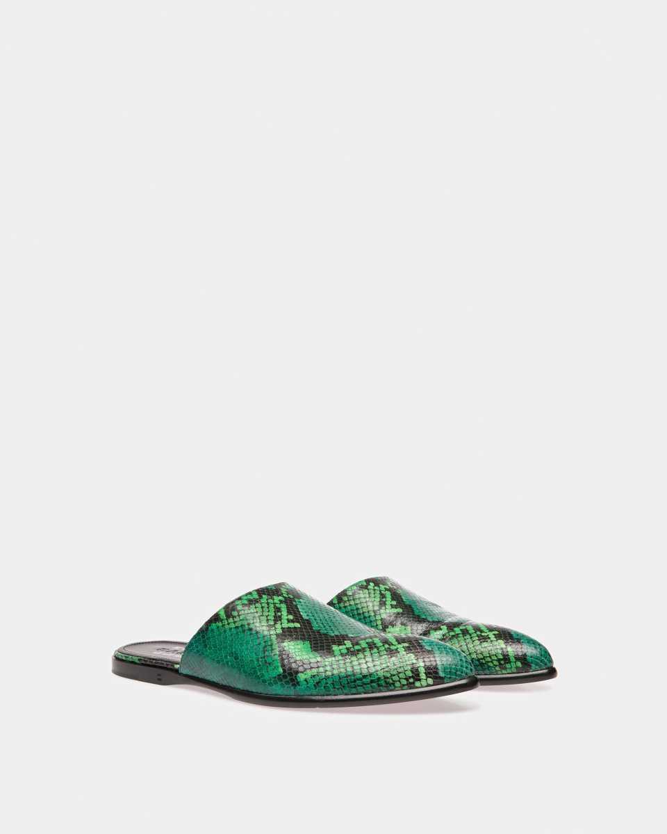 Bally Vegas Slipper Green | YWUDI8473