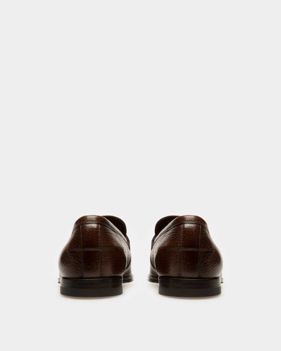 Bally Webb Leather Loafers Brown | WMGBY7692