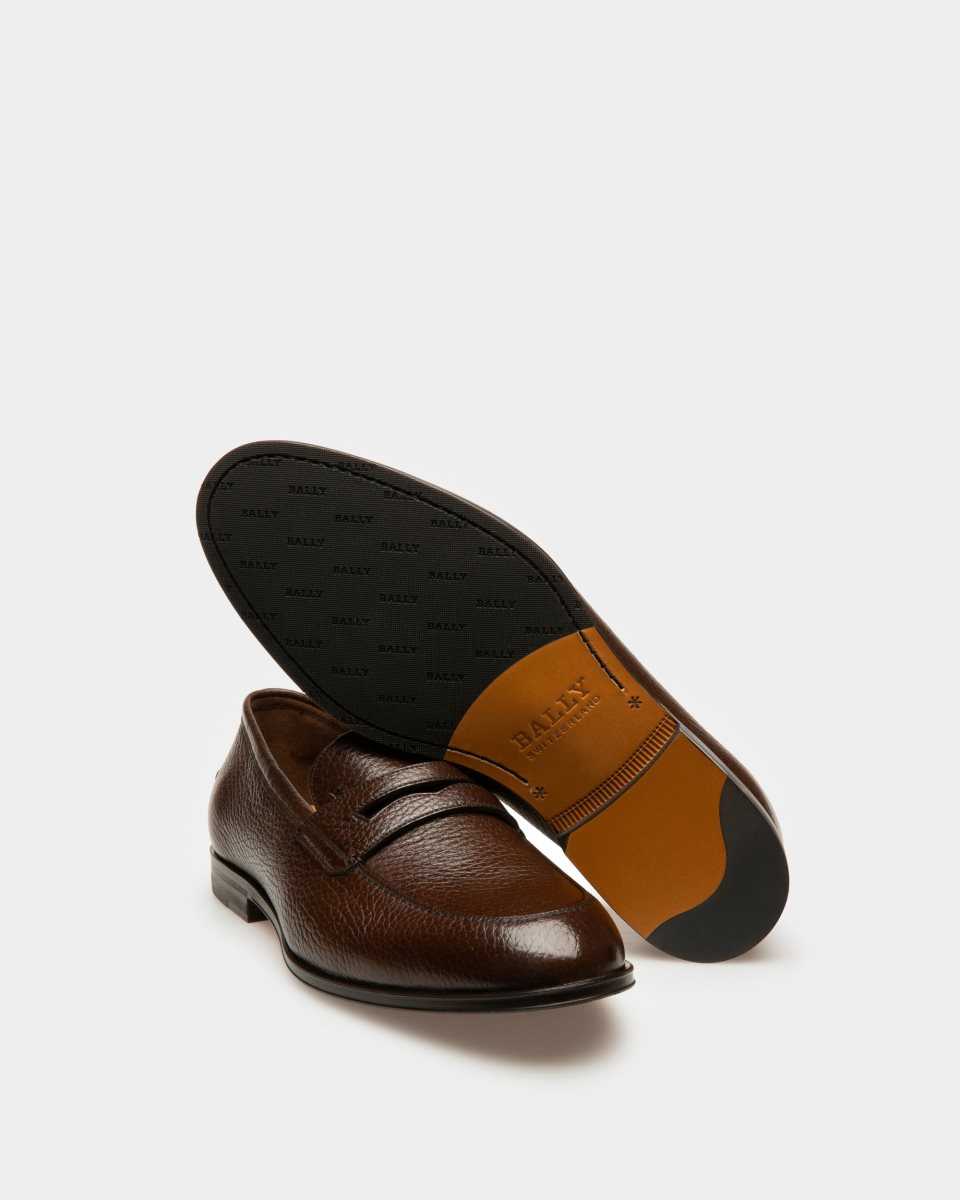 Bally Webb Leather Loafers Brown | WMGBY7692