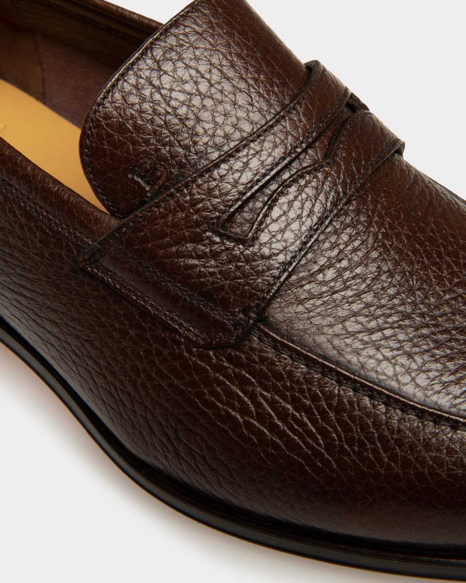 Bally Webb Leather Loafers Brown | WMGBY7692