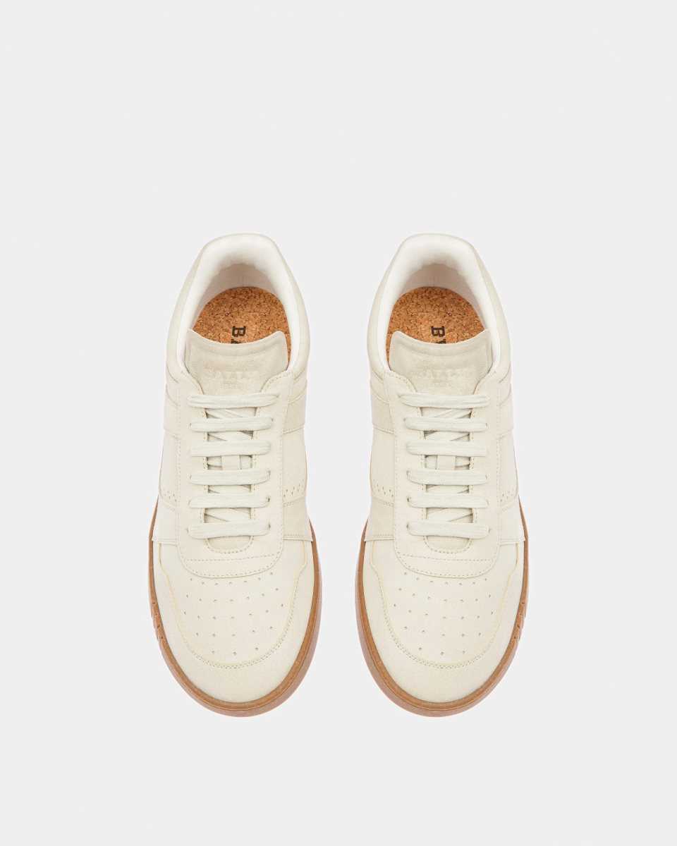 Bally Weky Leather Sneakers Neutral | XEFGU3978