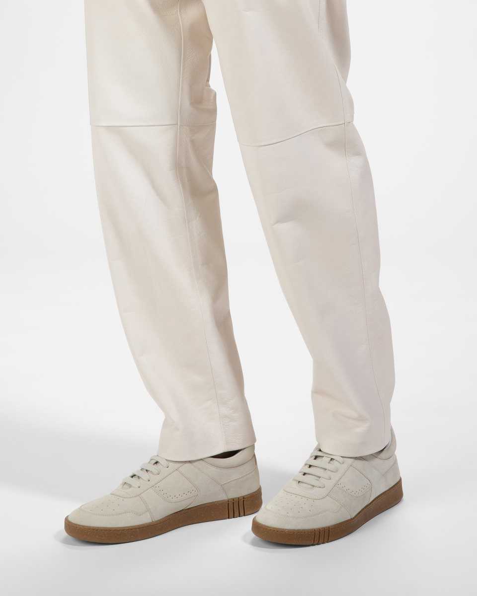 Bally Weky Leather Sneakers Neutral | XEFGU3978