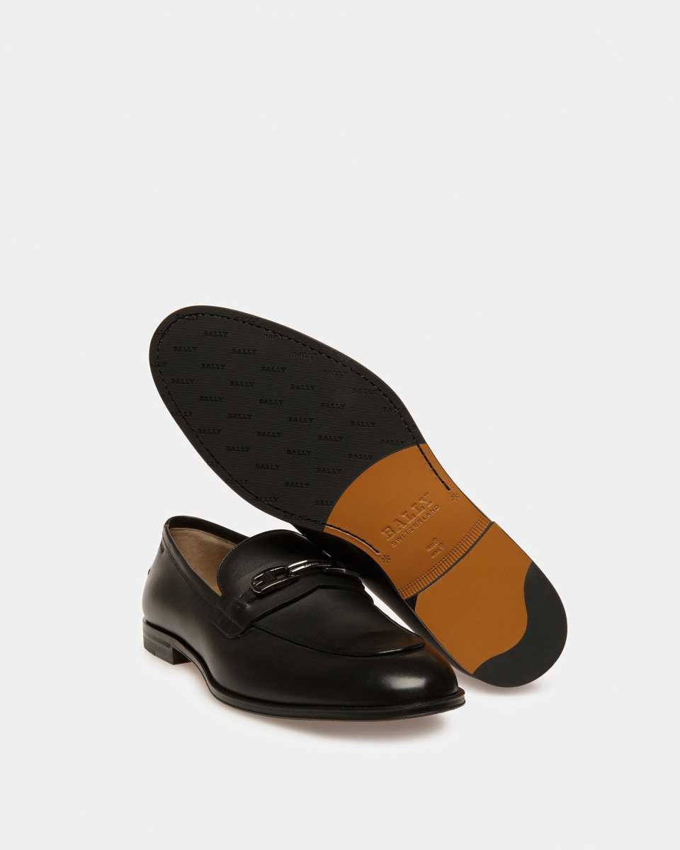 Bally Westro Leather Loafers Black | DATFP9051