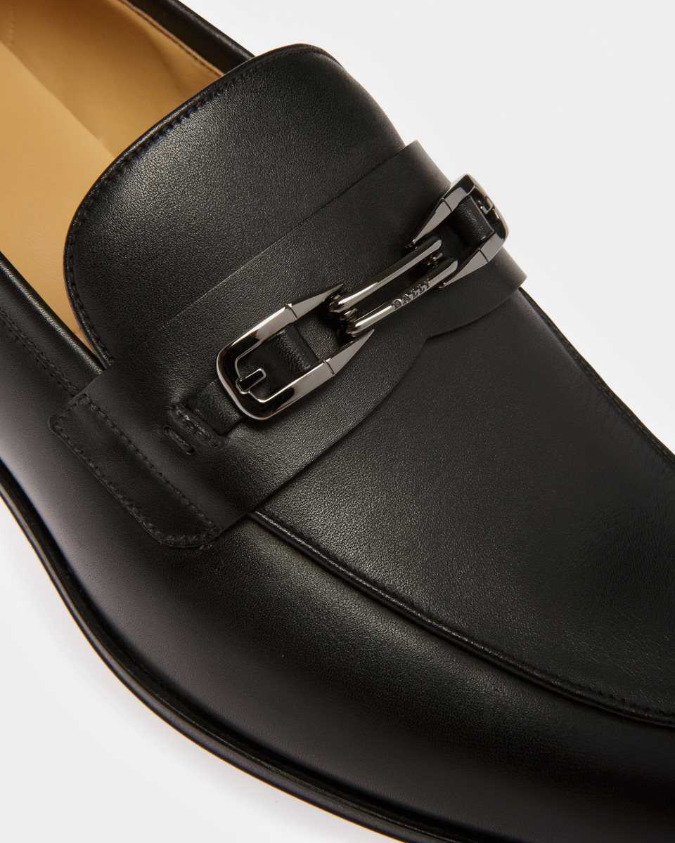 Bally Westro Leather Loafers Black | DATFP9051