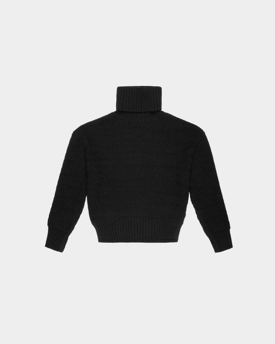 Bally Wool And Cashmere Roll Neck Black | NAVFS7934