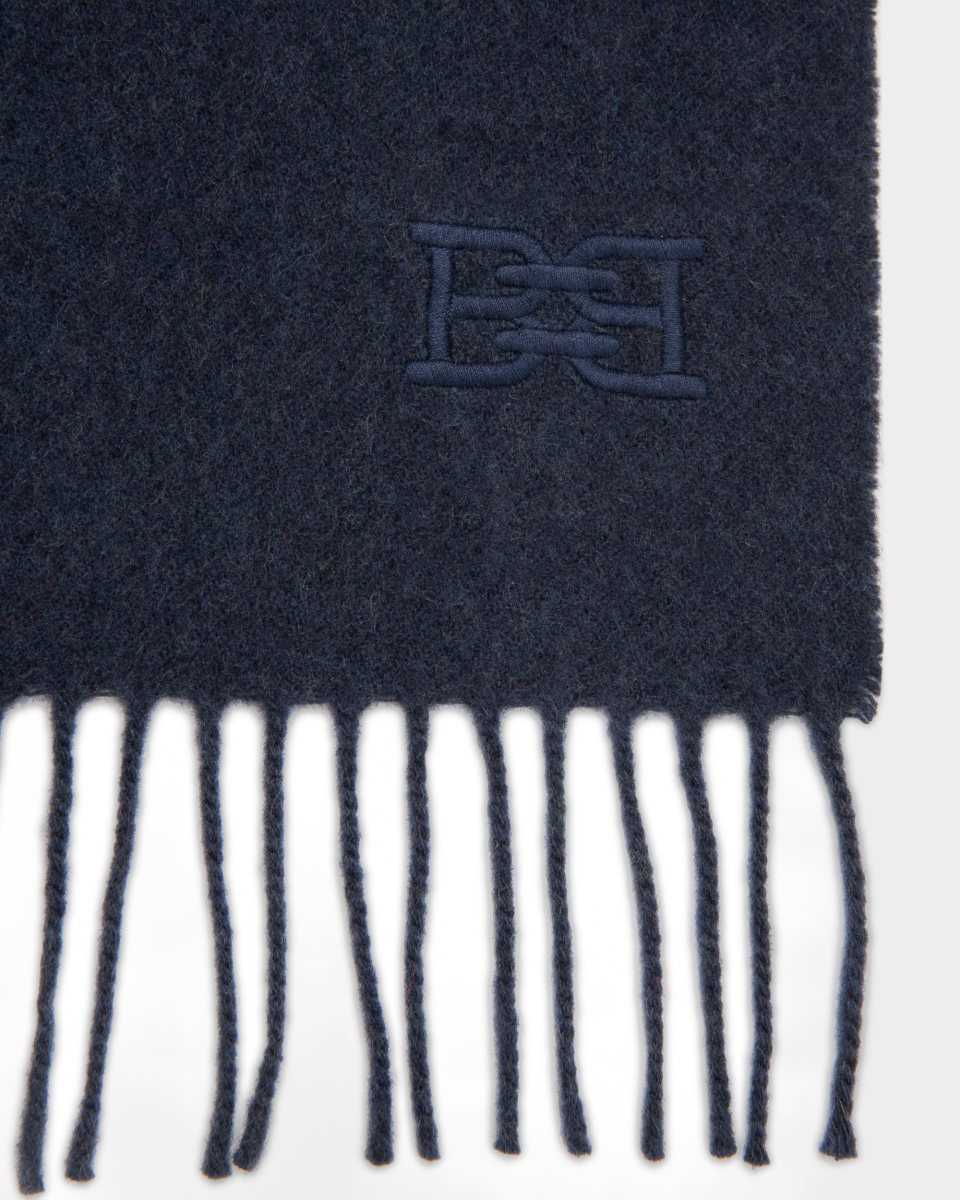 Bally Wool Mix Scarf Blue | VJCIN7420