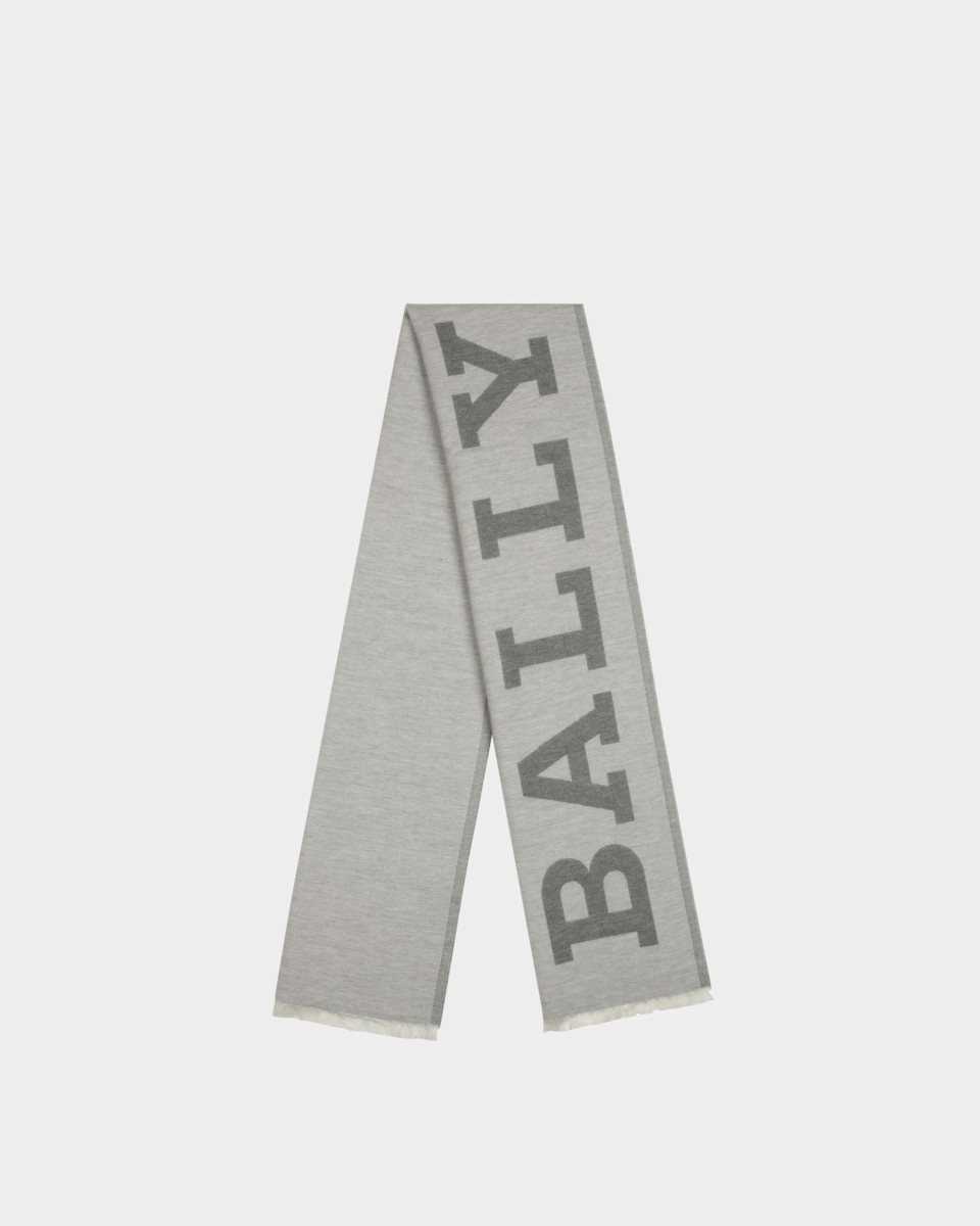 Bally Wool Mix Scarf Grey | ZTECH2014