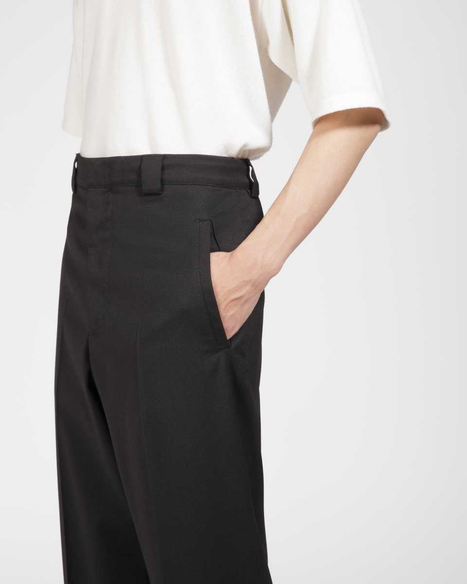 Bally Wool Mix Trousers Black | IQXES0796