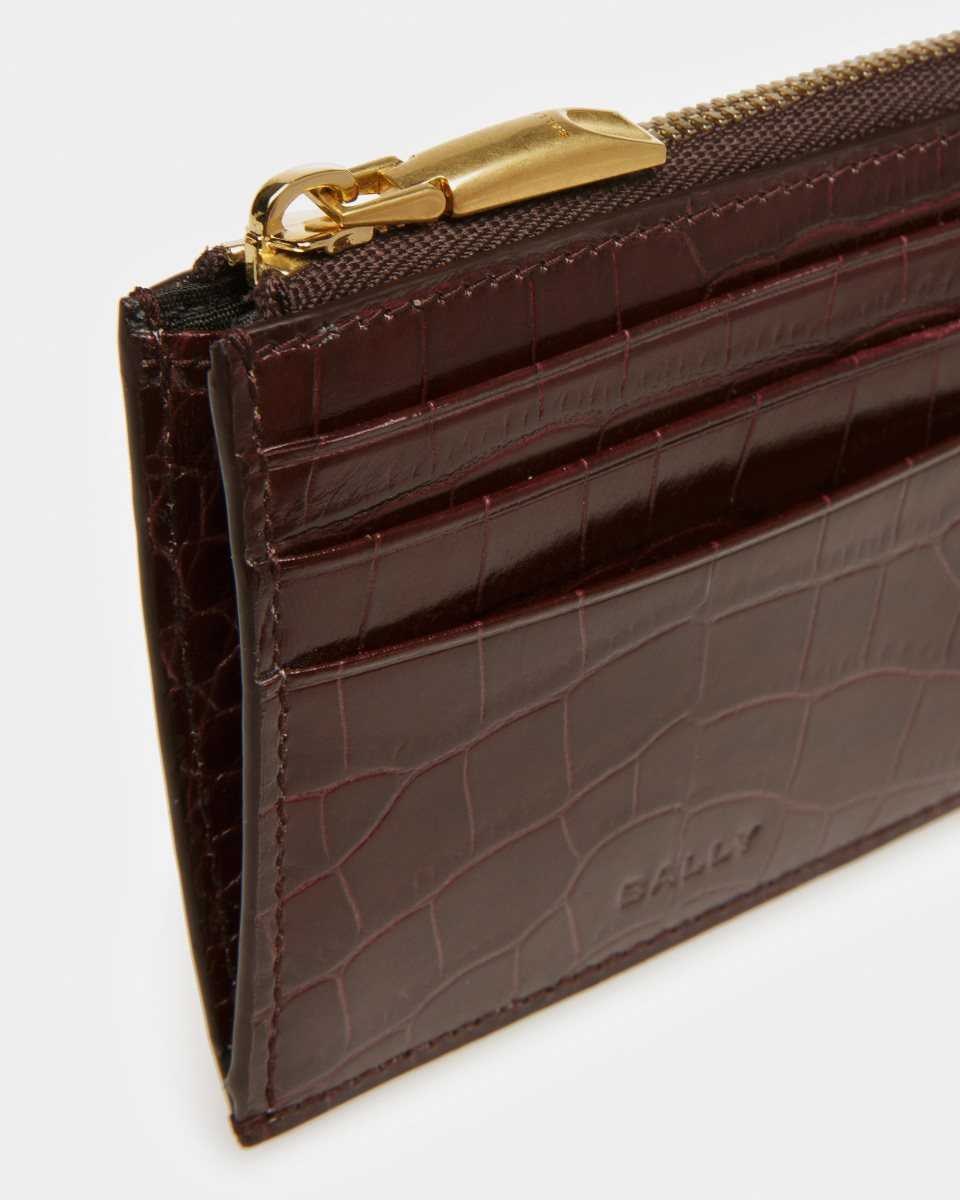 Bally Zipped Coin Holder RED | VCYSA8236