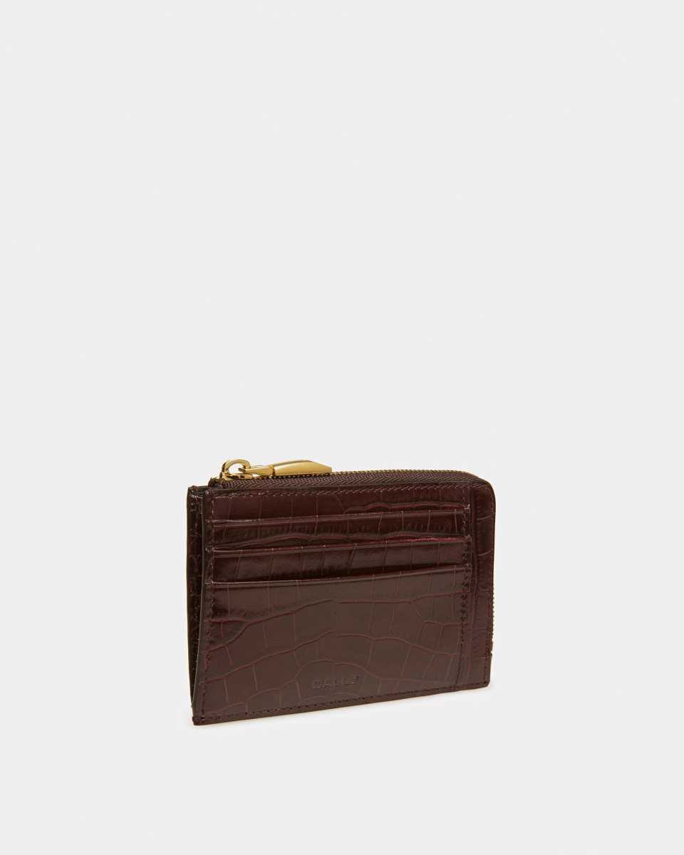 Bally Zipped Coin Holder RED | VCYSA8236